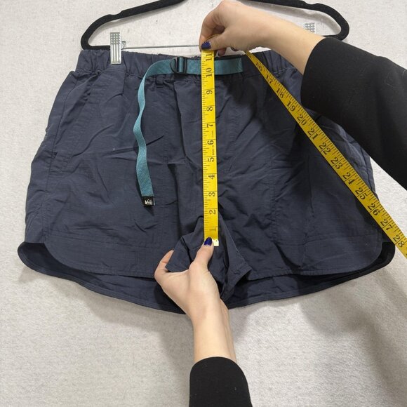 REI Co-op Shorts Womens Large Blue Nylon Hiking Running Quick Dry Trail Athletic - Picture 4 of 11